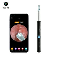 LIMINK 3.9mm Ear Scope Inspection Camera 720p Ear Otoscope iPhone Black WiFi Ear Endoscope with LED Lights for iPhone Android Smartphone & Tablet 